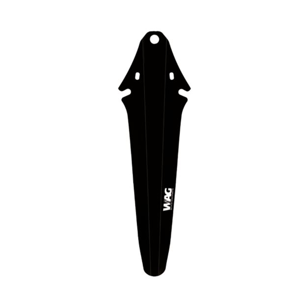 Picture of SADDLE REAR FENDER - BLACK WHITE